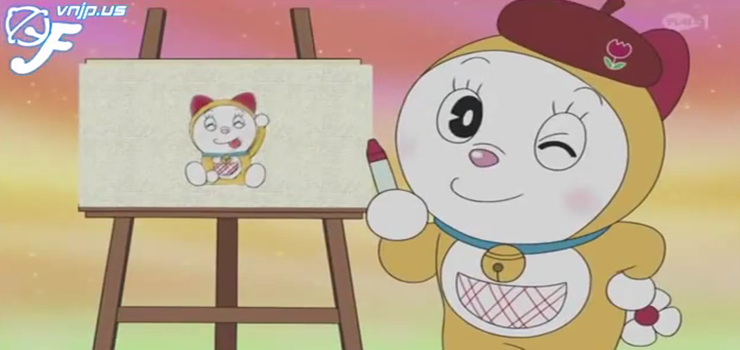 Vẽ nhân vật Dorami siêu đáng yêu trong Doraemon