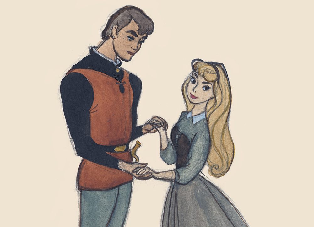 Prince-Phillip-and-Aurora-Concept-Art-from-Sleeping-Beauty