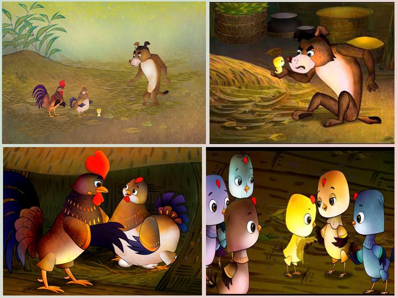 LHP Việt Nam lần thứ 19 - các phim hoạt hình ấn tượng - Bố của gà con