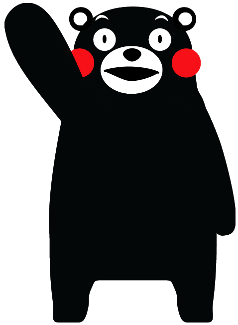 Yuru-kyara là gì - văn hóa Mascot Nhật Bản - Kumamon giơ tay