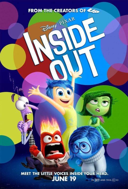 Phim hoạt hình Inside Out đã giành được giải Oscars năm 2016