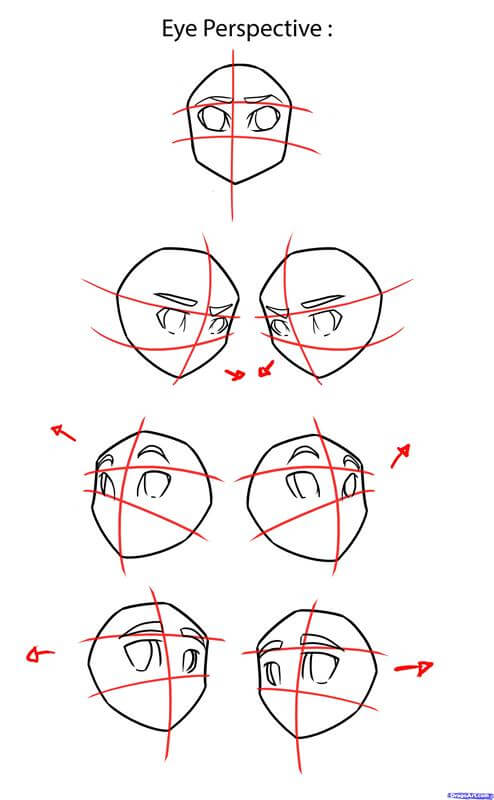 Tip vẽ hai con mắt anime