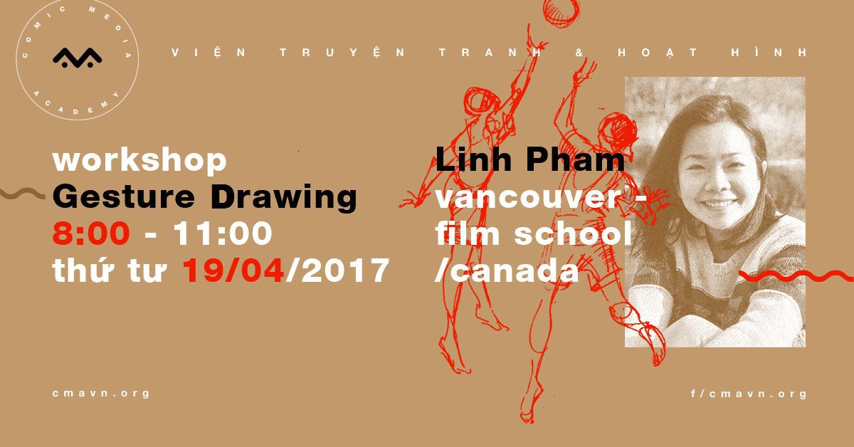 Workshop Gesture Drawing by Linh Pham Vancouver Film School Canada