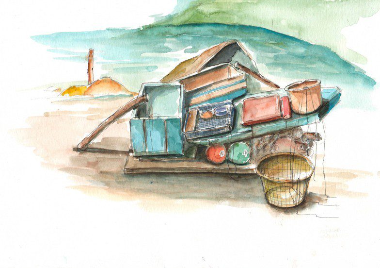 Thực tế Nam Du watercolor Nguyễn Thanh Triều 38