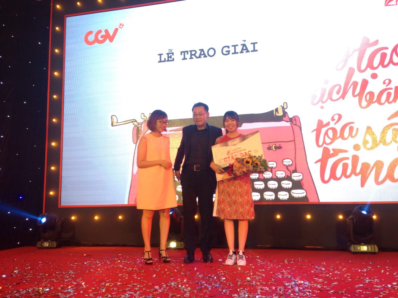 Học viên Võ Thị Hoàng Yến đoạt giải bạc cuộc thi nhà biên kịch tài năng