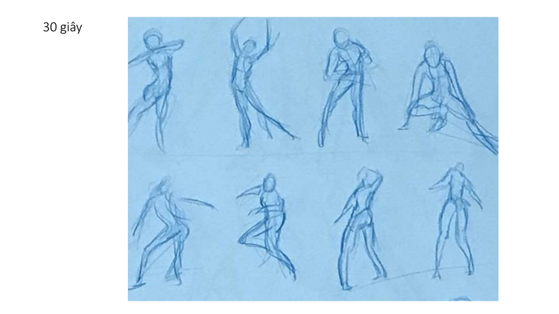 Bài tập Gesture Drawing Huỳnh Ngọc Minh Phương 11