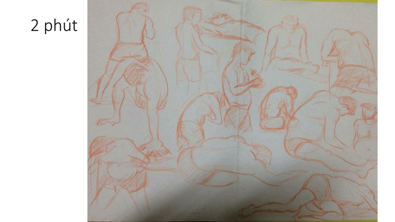 Bài tập Gesture Drawing Huỳnh Ngọc Minh Phương 18