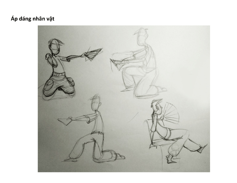 Bài tập Gesture Drawing Nguyễn Khương Thảo 19