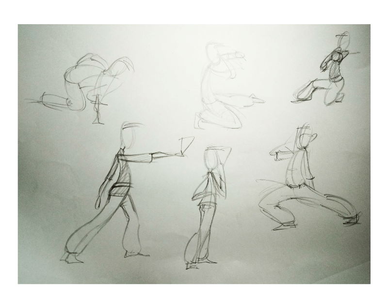 Bài tập Gesture Drawing Nguyễn Khương Thảo 20