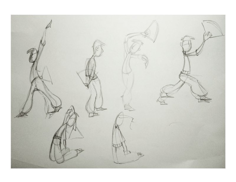 Bài tập Gesture Drawing Nguyễn Khương Thảo 23