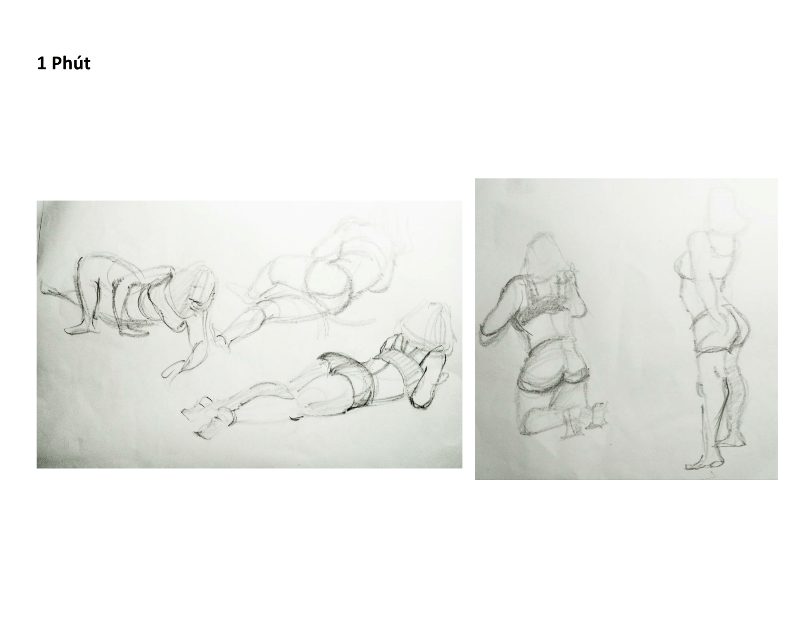 Bài tập Gesture Drawing Nguyễn Khương Thảo 4