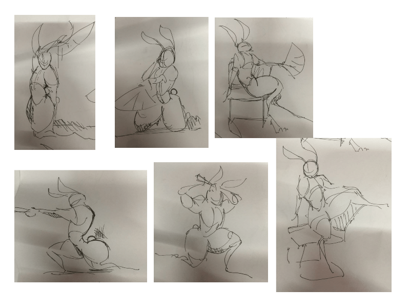 Bài tập Gesture Drawing Nguyễn Lê Bích Trâm 18