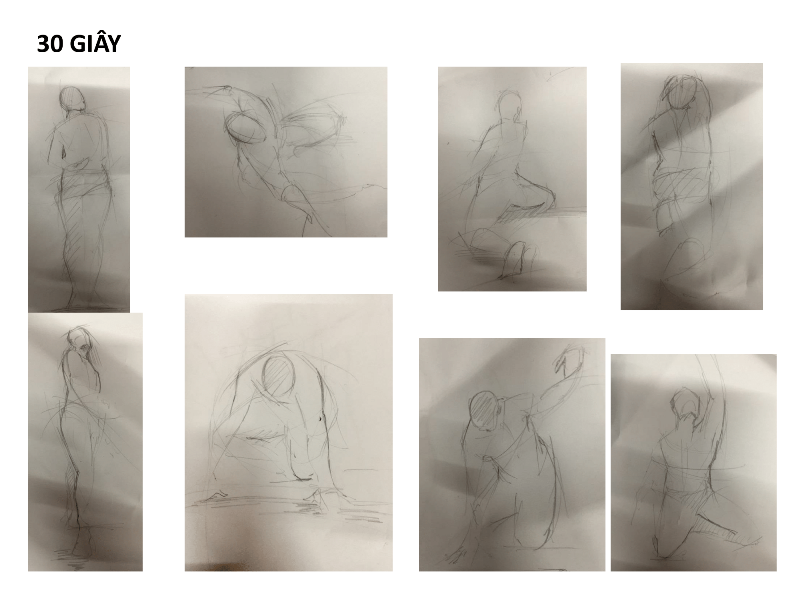 Bài tập Gesture Drawing Nguyễn Lê Bích Trâm 2
