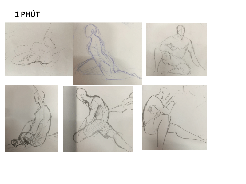 Bài tập Gesture Drawing Nguyễn Lê Bích Trâm 5