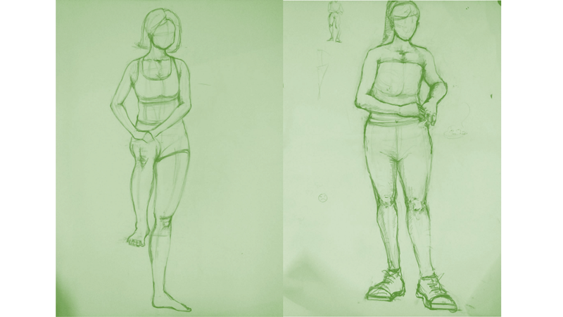 Bài tập Gesture Drawing Nguyễn Thanh Triều 15