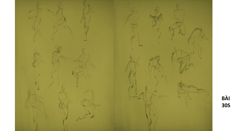 Bài tập Gesture Drawing Nguyễn Thanh Triều 18