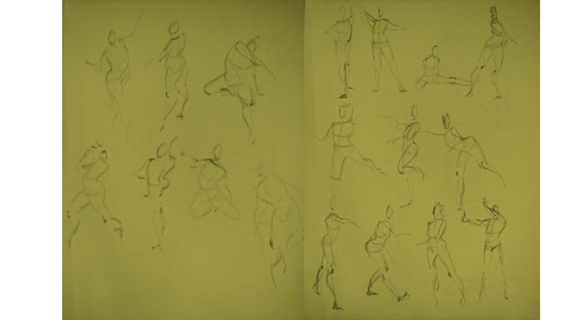 Bài tập Gesture Drawing Nguyễn Thanh Triều 19