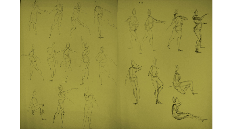 Bài tập Gesture Drawing Nguyễn Thanh Triều 20