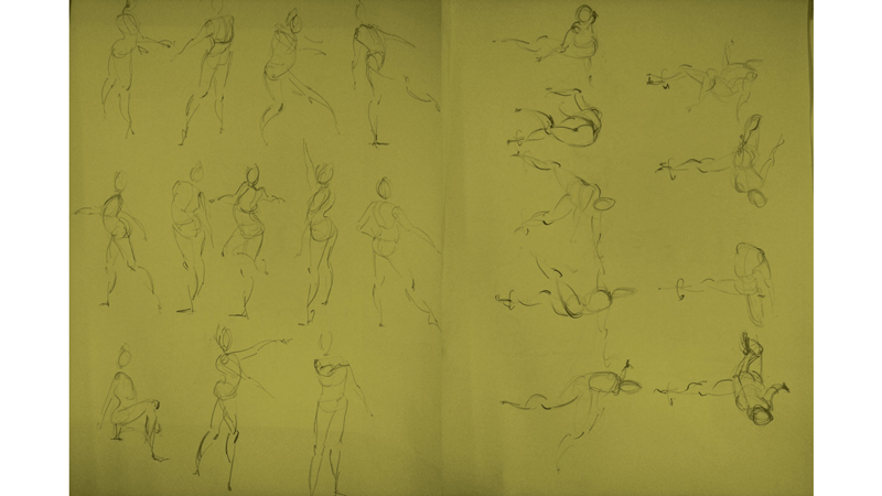 Bài tập Gesture Drawing Nguyễn Thanh Triều 21