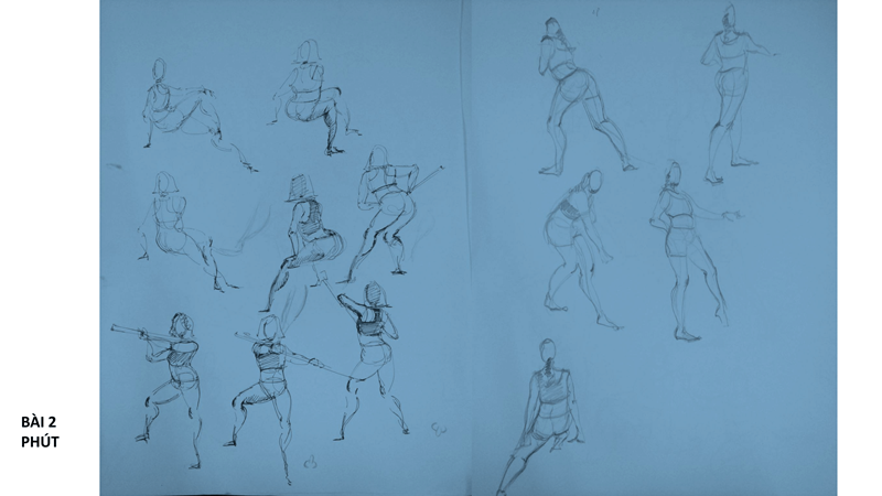 Bài tập Gesture Drawing Nguyễn Thanh Triều 7