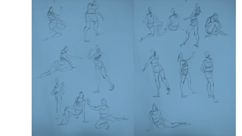 Bài tập Gesture Drawing Nguyễn Thanh Triều 8