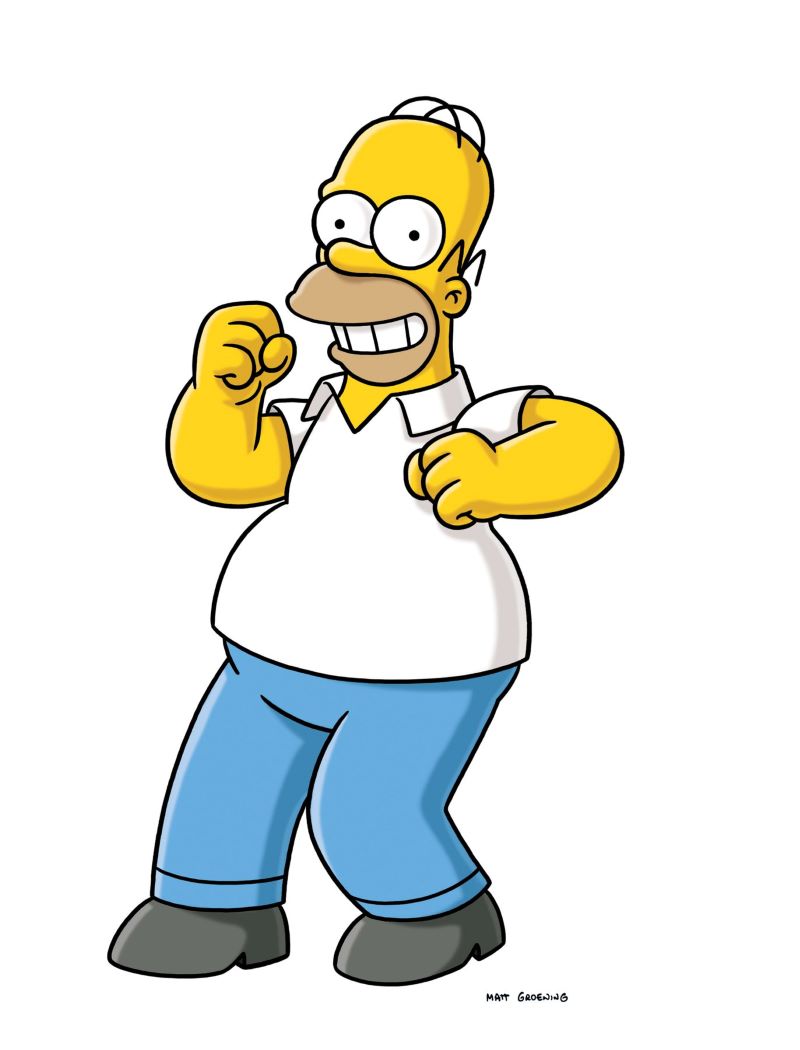 Simpsons Homer top 50 nhan vat hoat hinh