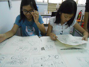 học viên lớp manga