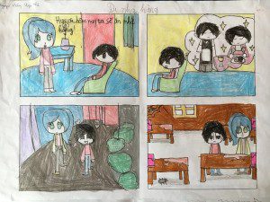 lớp học vẽ truyện tranh Nguyễn Hoàng Uyên Nhã