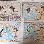tranh vẽ cuối khóa manga comics của Nam Anh