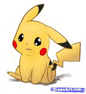 7 bước vẽ Pikachu mũm mỉm trong Pokemon