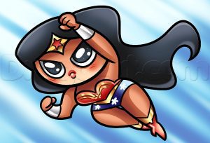 Khám phá cách vẽ chibi Wonder Woman