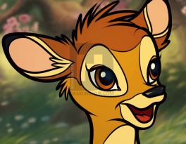 6 bước đơn giãn vẽ chú nai Bambi vô cùng đáng yêu 7