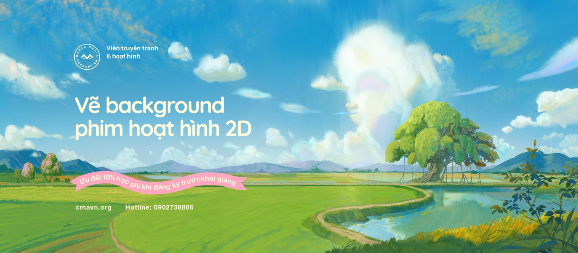 Khóa Học Vẽ Background Phim Hoạt Hình 2D - Comic Media Academy