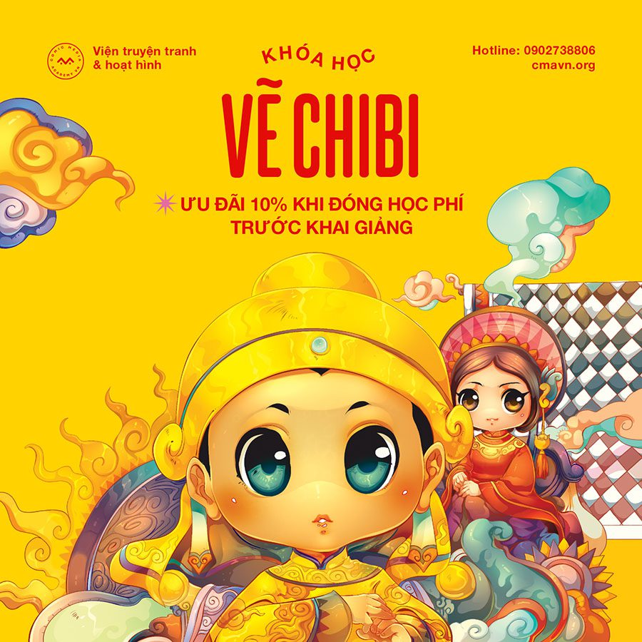 Khóa Học Vẽ Chibi Cho Thiếu Nhi - Comic Media Academy