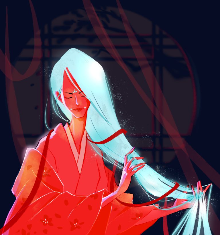 White hair